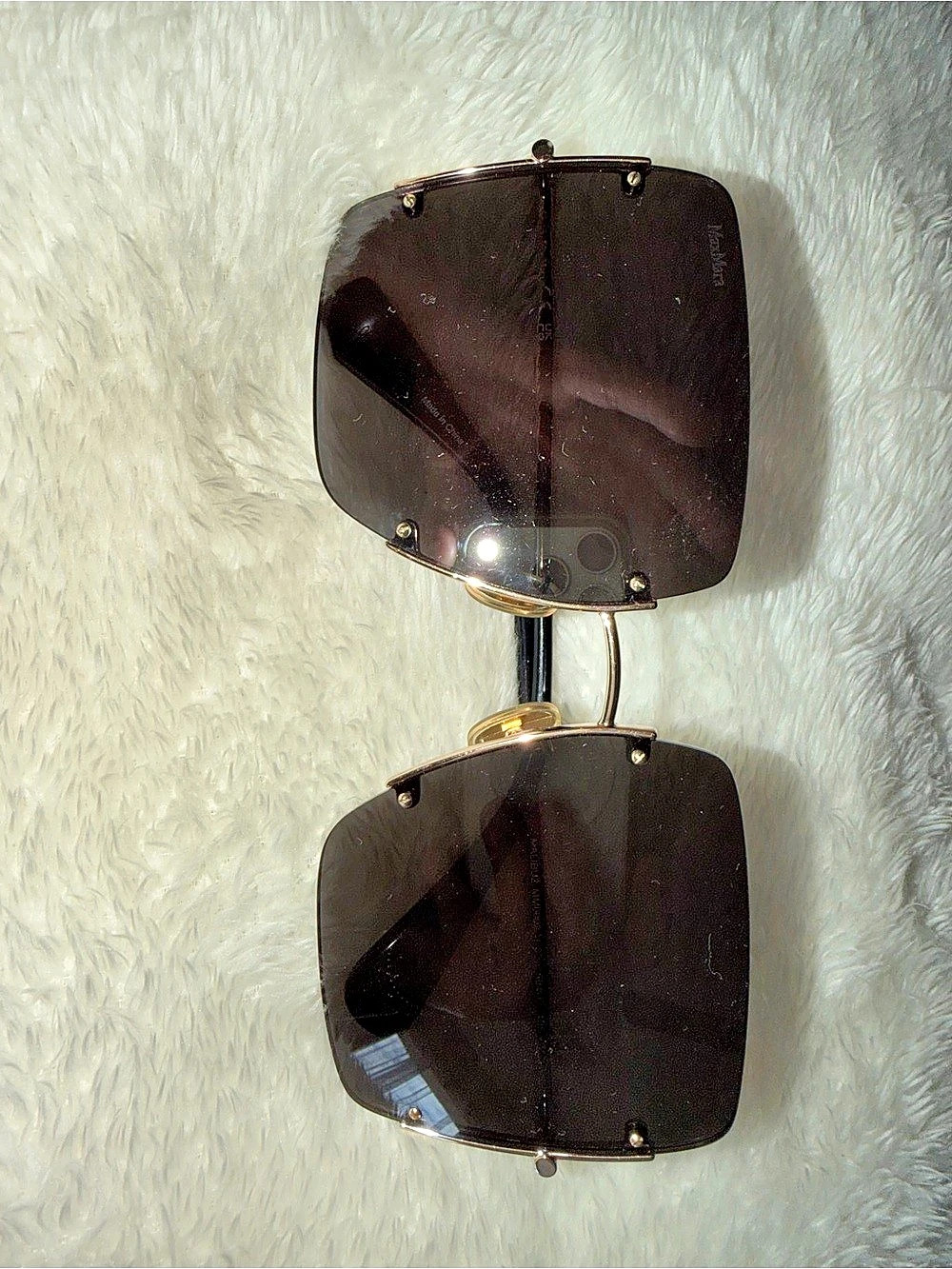 Max Mara 60mm Geometric Sunglasses - Picture 3 of 8